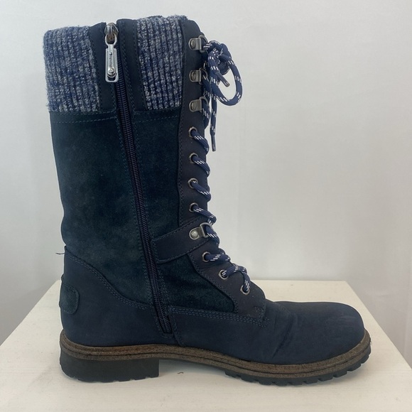 Blondo Blue Suede Boots Waterproof - Picture 3 of 14